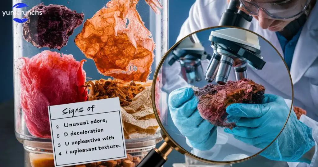 How do you know if freeze-dried food has gone bad?