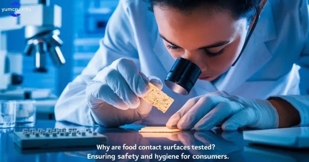 Why are food contact surfaces tested?