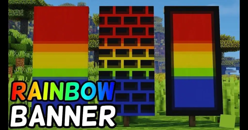 How do you color a banner in Minecraft?